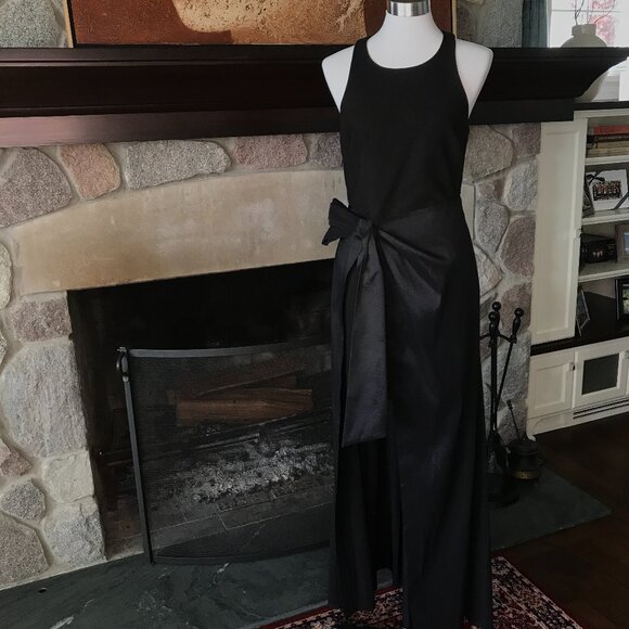 'Likely' Black High-Low Evening Gown - Size 14 - Picture 3 of 6